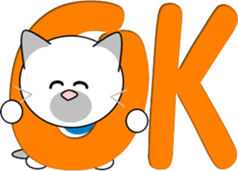 Sunny cat sticker #11492679