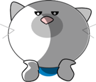 Sunny cat sticker #11492683