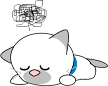 Sunny cat sticker #11492688