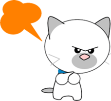 Sunny cat sticker #11492691