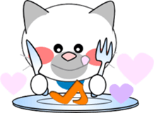 Sunny cat sticker #11492695