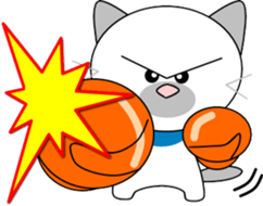 Sunny cat sticker #11492697