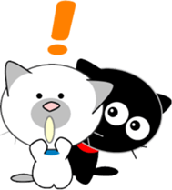 Sunny cat sticker #11492699