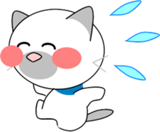 Sunny cat sticker #11492708