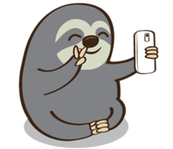 Sloth Slow Life sticker #11492955