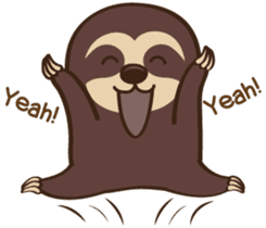 Sloth Slow Life sticker #11492956