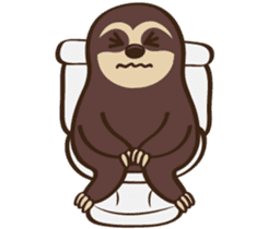 Sloth Slow Life sticker #11492980