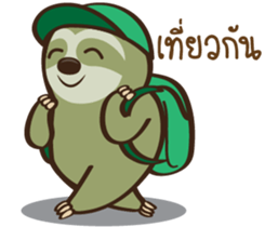 Sloth Slow Life sticker #11492982