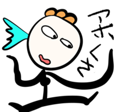 Balloon alien! Miss Puuko us sticker #11493589