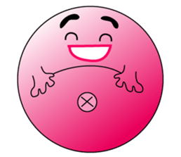 A Funny Pink Ghost sticker #11493696