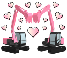 Construction Equipments at a site#2 sticker #11493635