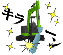 Construction Equipments at a site#2 sticker #11493642