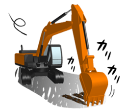 Construction Equipments at a site#2 sticker #11493666