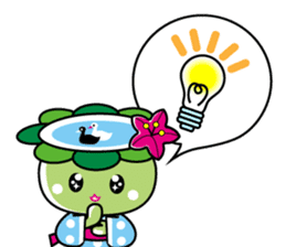 Abika-chan sticker #11493782