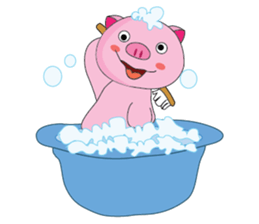 One of us: The Plump Pink, Summer ! sticker #11494008