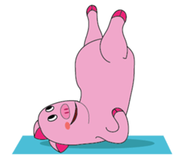 One of us: The Plump Pink, Summer ! sticker #11494018