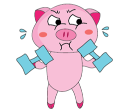 One of us: The Plump Pink, Summer ! sticker #11494020