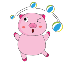 One of us: The Plump Pink, Summer ! sticker #11494023