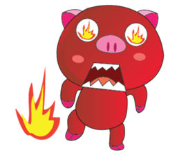 One of us: The Plump Pink, Summer ! sticker #11494027