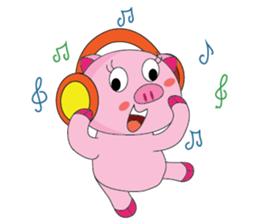 One of us: The Plump Pink, Summer ! sticker #11494031