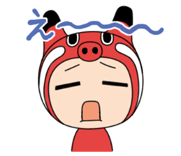 Akabeko-chan 2 sticker #11494314