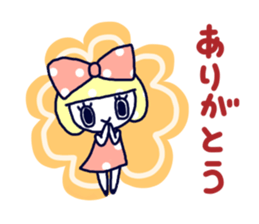 Polka dot ribbon2 sticker #11495556