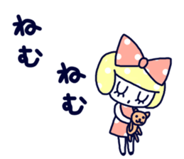 Polka dot ribbon2 sticker #11495569