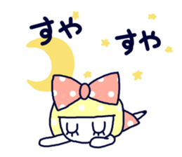 Polka dot ribbon2 sticker #11495570