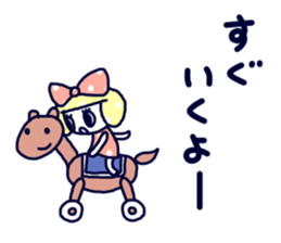 Polka dot ribbon2 sticker #11495584