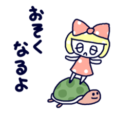 Polka dot ribbon2 sticker #11495586