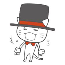 Cat Concierge Sticker sticker #11495864