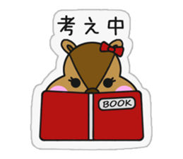 Two good friend squirrels sticker #11495907