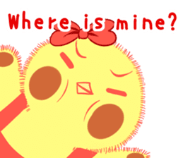 Annoying lazy chick sticker #11496998