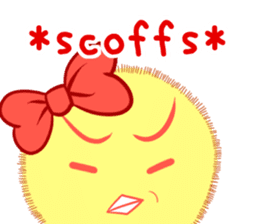 Annoying lazy chick sticker #11497001