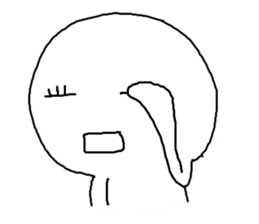 A calm wo(man) doesn't speak (Ori. Ver.) sticker #11497055