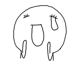 A calm wo(man) doesn't speak (Ori. Ver.) sticker #11497071