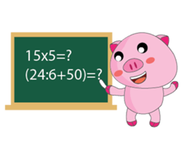 One of us: The Plump Pink, Busy ! sticker #11497698