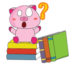 One of us: The Plump Pink, Busy ! sticker #11497703