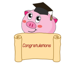 One of us: The Plump Pink, Busy ! sticker #11497725