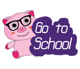 One of us: The Plump Pink, Busy ! sticker #11497727