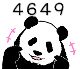 Dead language Panda2 sticker #11497810