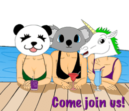 Sexy Unicorn & Friends Part 3 sticker #11497936