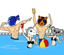 Sexy Unicorn & Friends Part 3 sticker #11497938