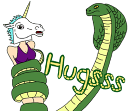 Sexy Unicorn & Friends Part 3 sticker #11497947