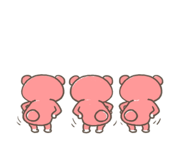 PINK BEARS sticker #11498020