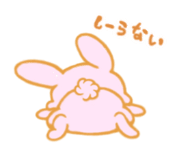 cute and sweet rabbit & sheep sticker #11498292