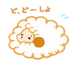 cute and sweet rabbit & sheep sticker #11498293