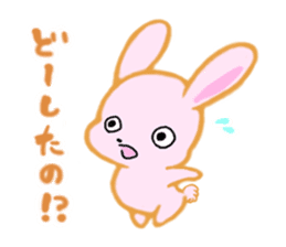 cute and sweet rabbit & sheep sticker #11498300