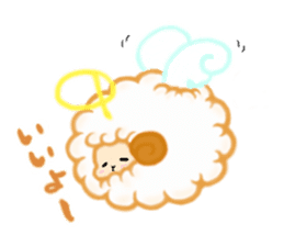 cute and sweet rabbit & sheep sticker #11498311