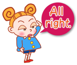 Precocious Girl (English Ver.) sticker #11498333